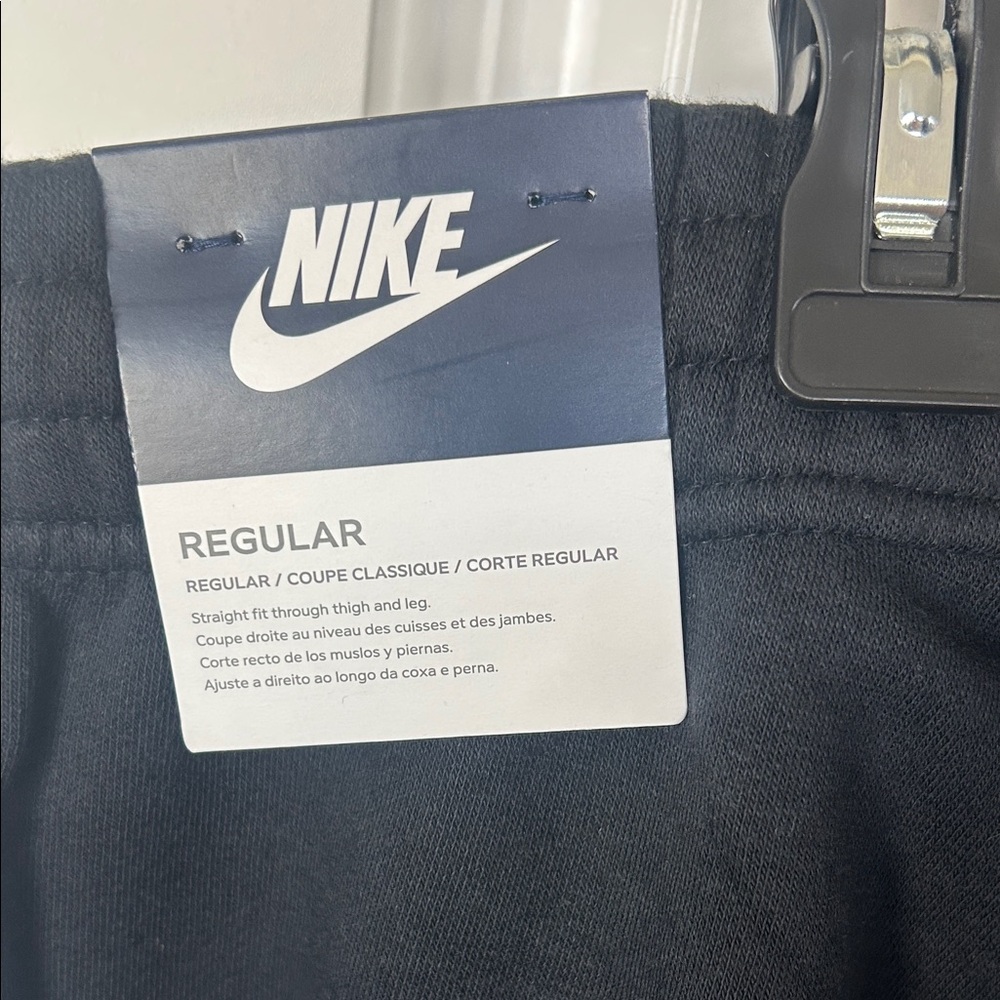 Nike Men’s Black Joggers with White Logo - Picture 2 of 7